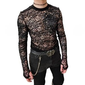 Lip Service The Wicker Man Web Mesh Long Sleeve Shirt